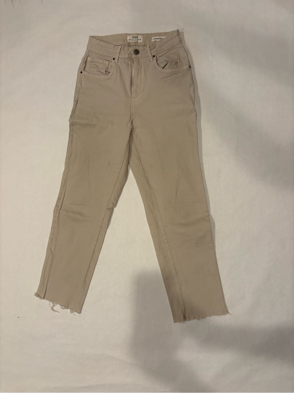 Cotton On Straight Leg Jeans in Light Beige